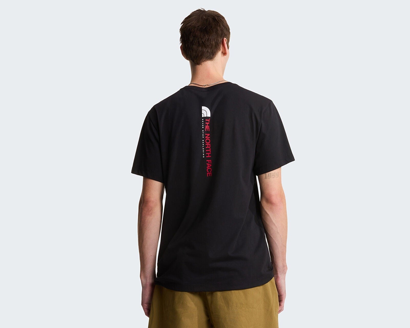 The North Face M Vertıcal Regular Eeve Tee-Grap Erkek T-Shirt NF0A8GV1JK31