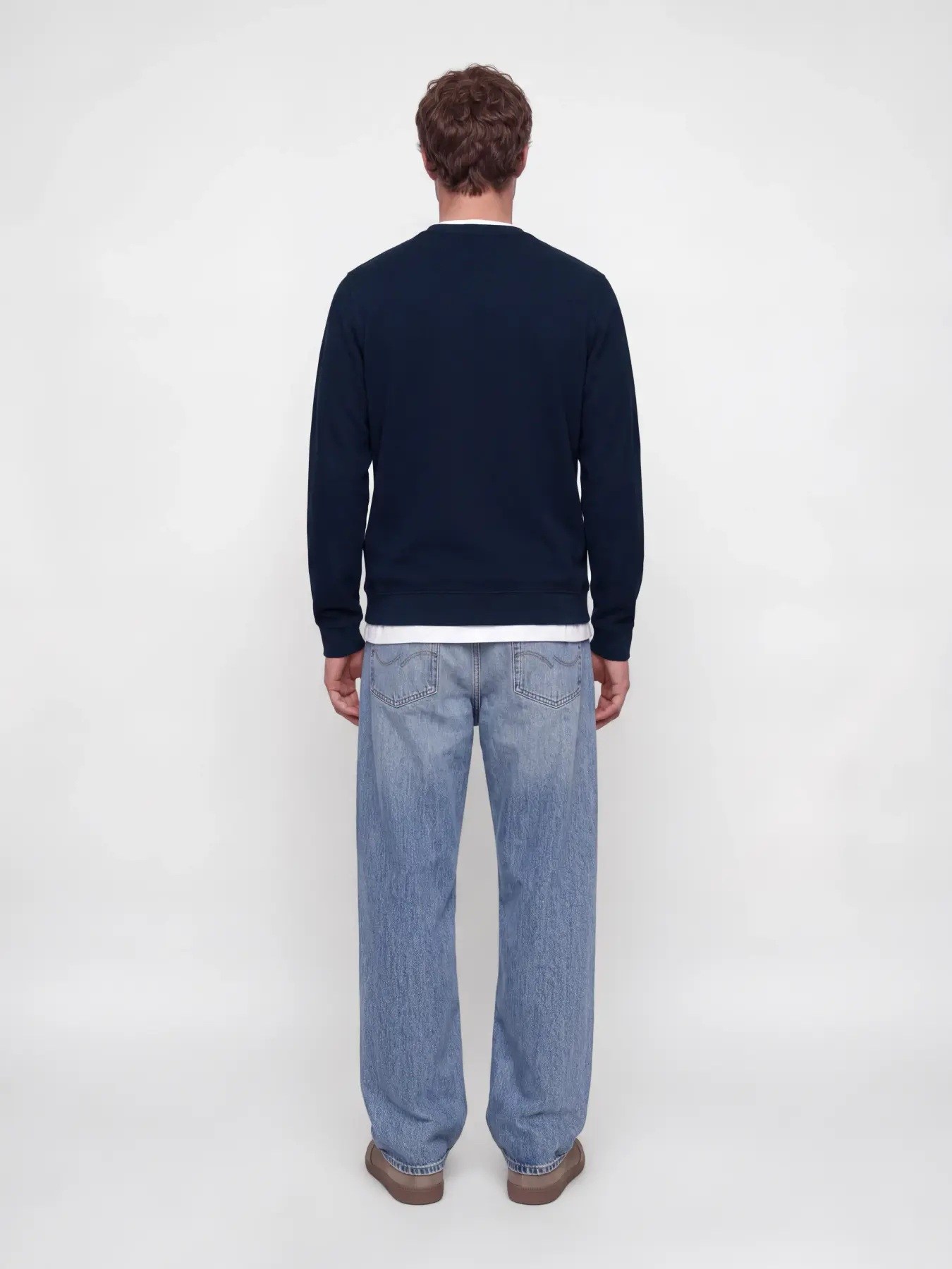 Jack&Jones Authentıc Jprblualves Structure Erkek Sweatshirt 12302739