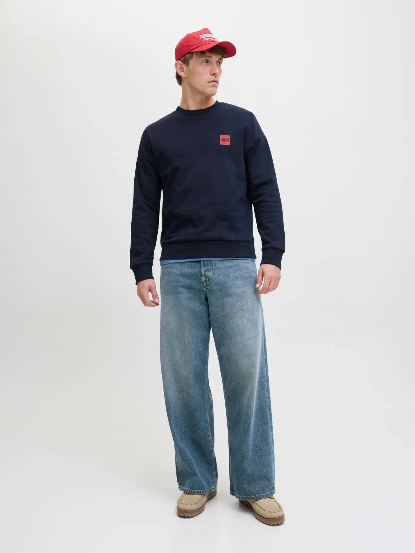 Jack&Jones Jjbrandy  Ln Erkek Sweatshirt 12279256