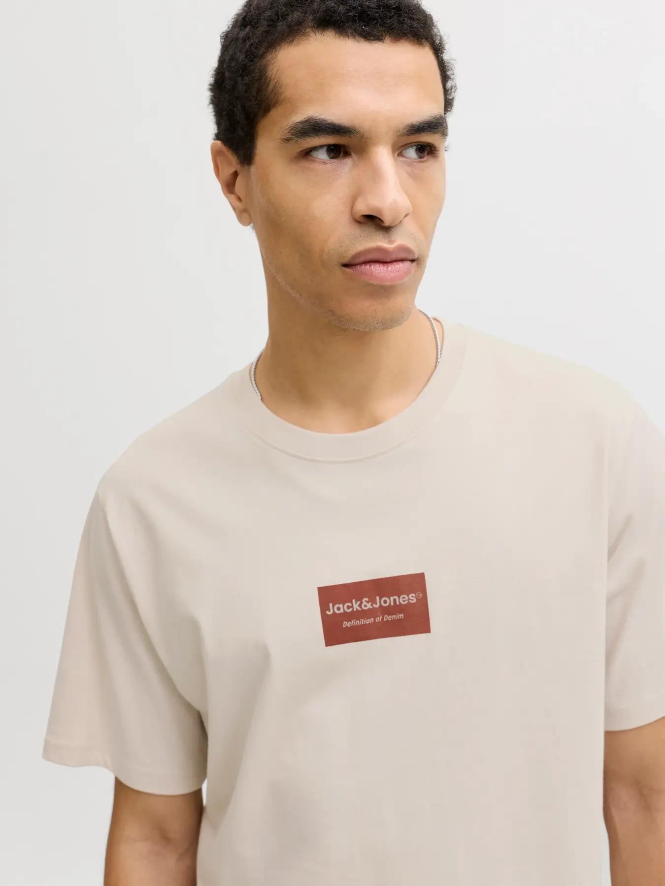 Jack&Jones Jjfrank Tee Ss Crew Neck Erkek T-Shirt 12288092