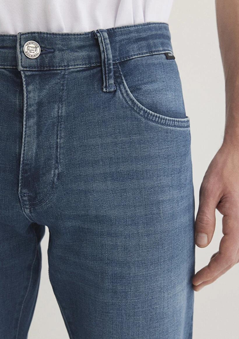 Mavi Jake Mid Shaded Lux Black Erkek Jean 0042289559