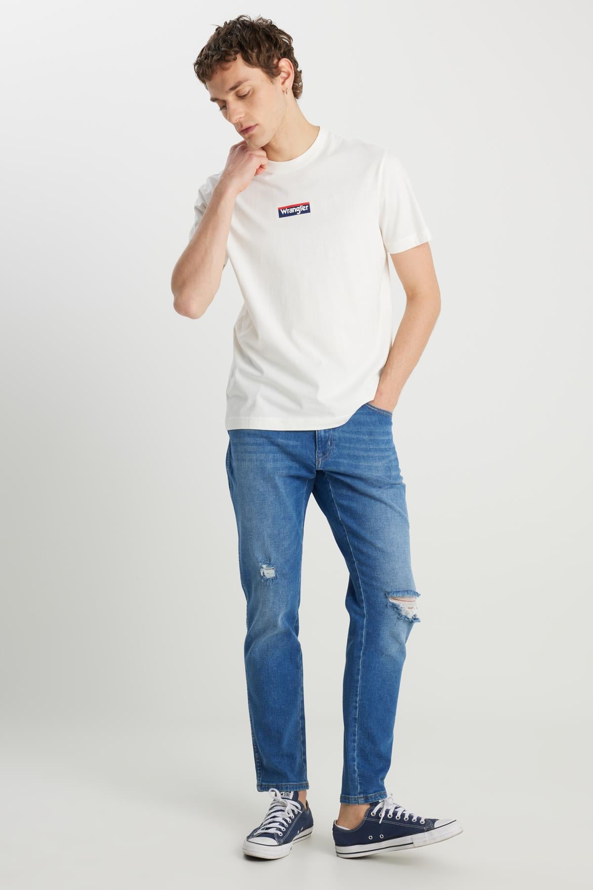 Wrangler Regular Fit Small Logo Erkek T-shirt