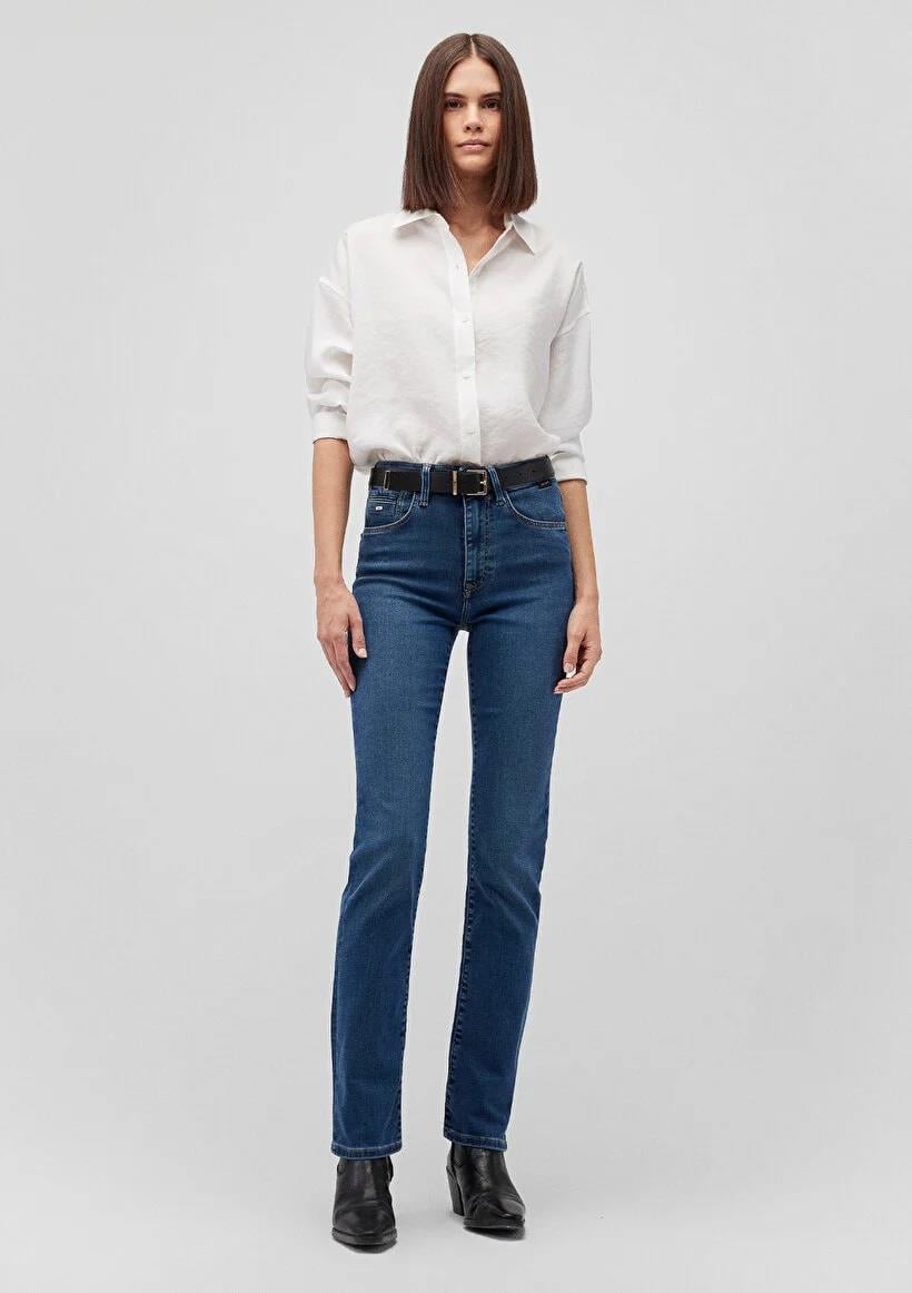 Mavi Kendra Mid Brushed Gold Kadın Jean