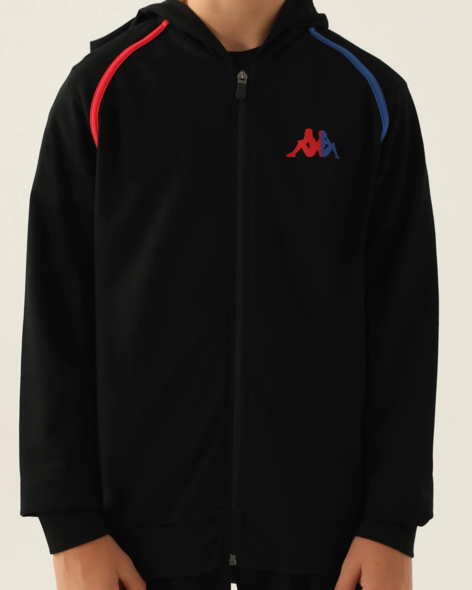 Kappa Tam Fermuarlı Kapşonlü Erkek Çocuk  Sweatshirt 371X32W