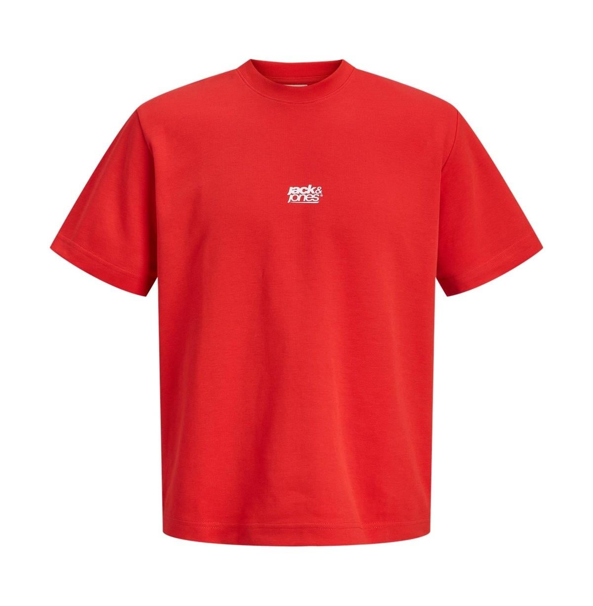 Jack Jones Jocbreeze Front Prınt Tee SS Crew Erkek T-shırt-12298989