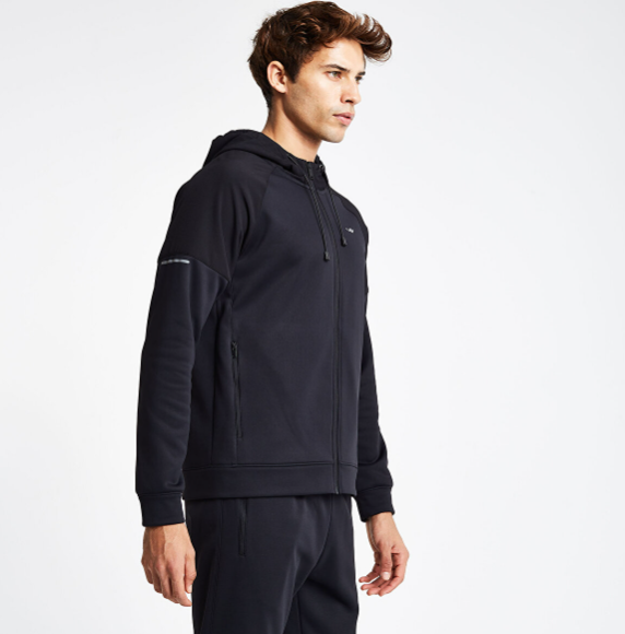 Lescon 24N-1117 Fermuarlı Kapşonlu Üst Sweatshirt Erkek