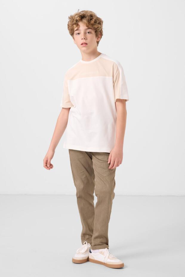 Tommy Life Erkek Garson Oversıze T-Shirt O Yaka T17EG-11290