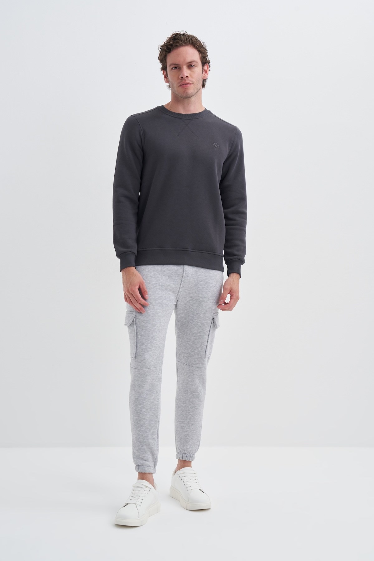 Cazador 3 İplik Basic Erkek Sweatshirtshirt 26KC56150
