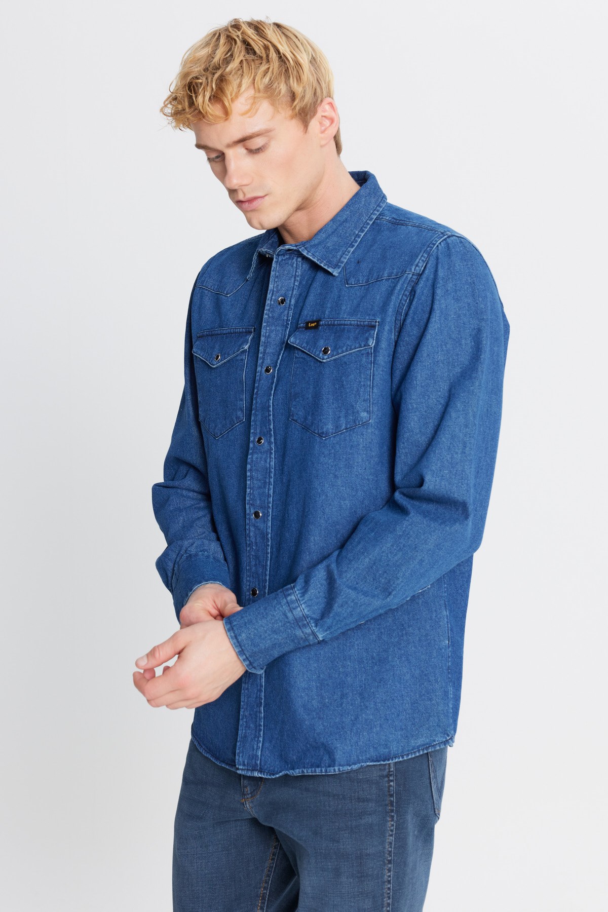 Lee Erkek Denim Gömlek