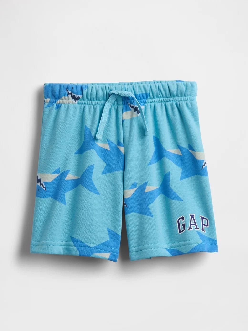 Gap Relaxed Fransız Havlu Kumaş Logo Pull-On Şort-872864-01