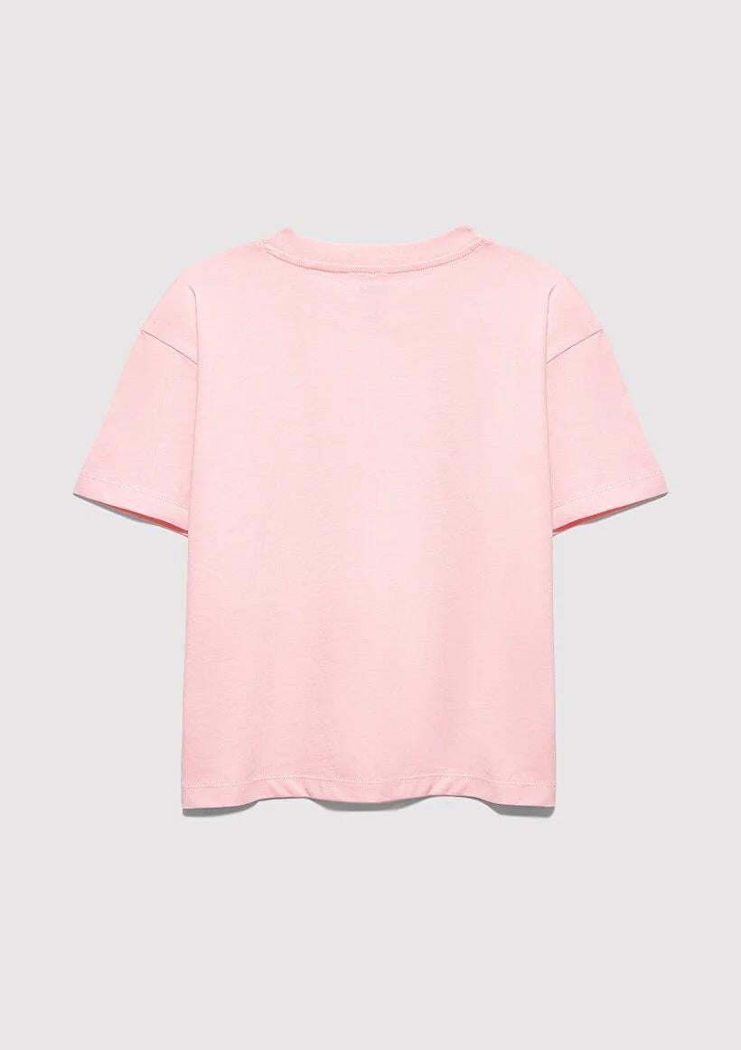 Mavi Logo Baskılı Çocuk T-shirt-7610386-71007