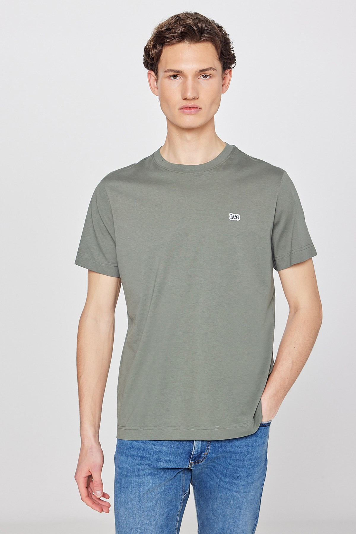 Lee Bisiklet Yaka Erkek T-shirt L60UFQ801