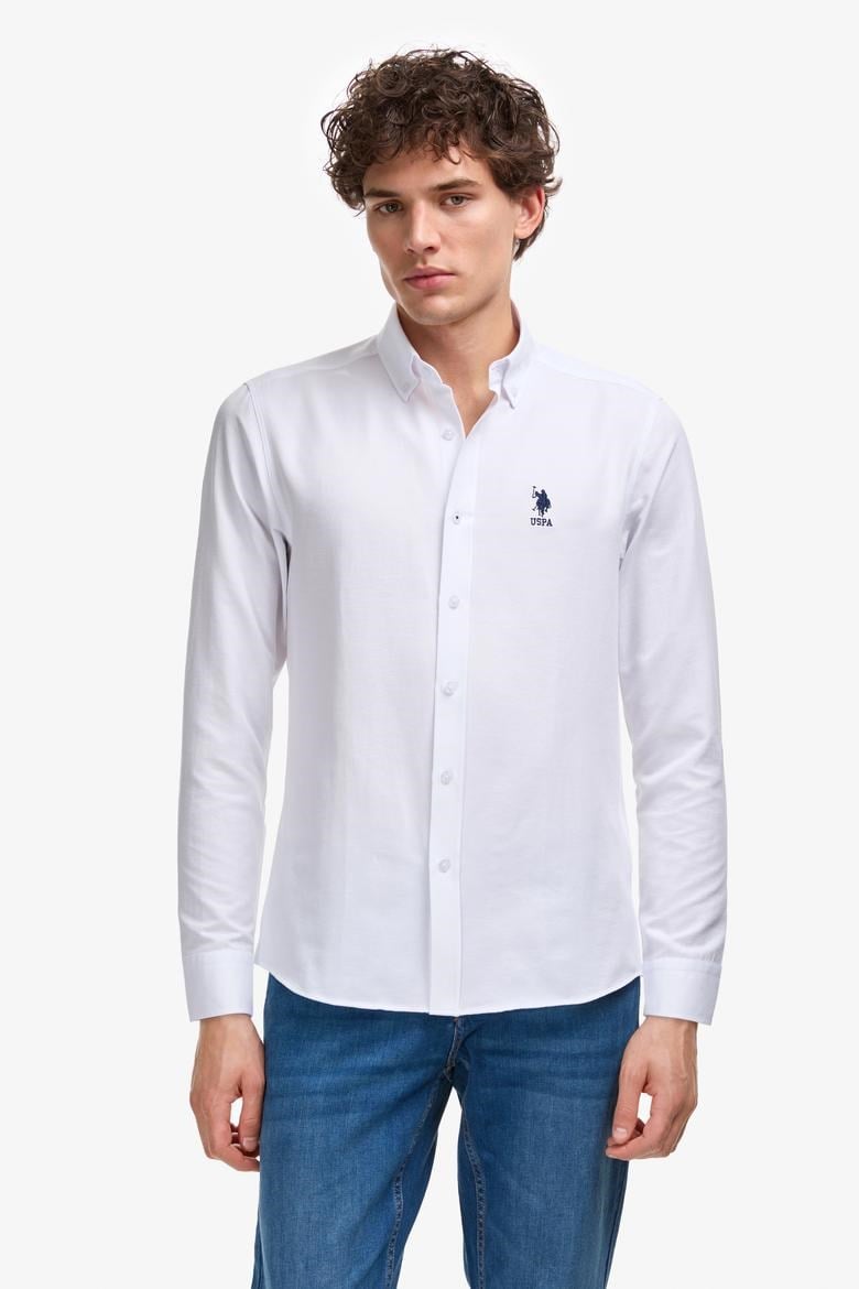 U.S. Polo Assn. Erkek Dokuma Gomlek PU-8946