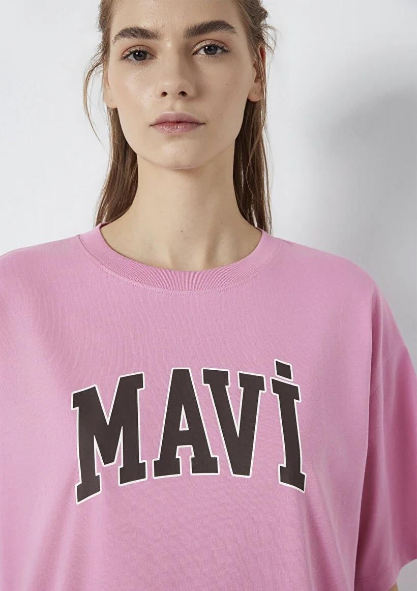 Mavi Mavi Baskılı Kadın T-shirt 1600843-71063
