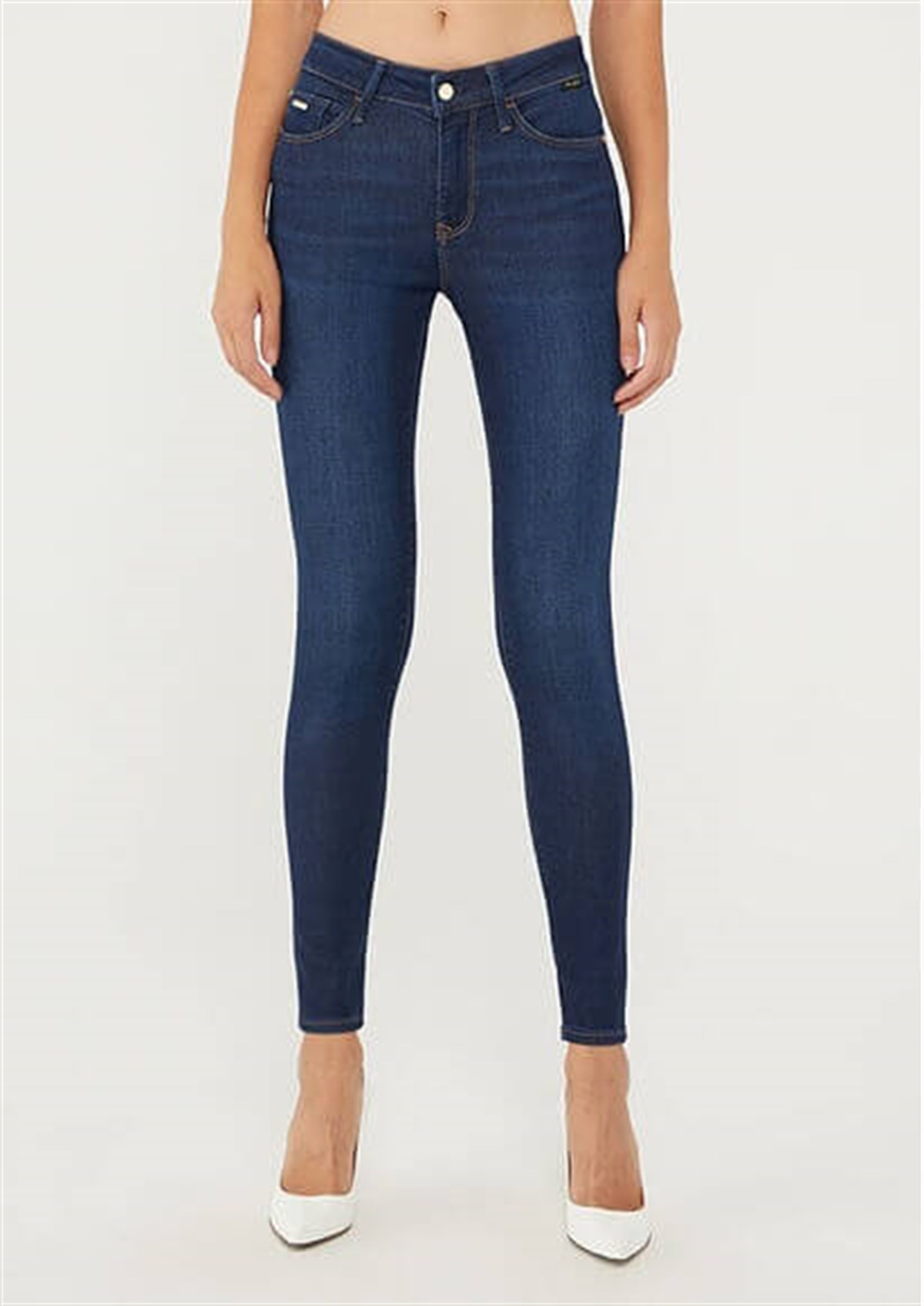 Mavi Alissa  Dark Golden Gold Kadın Pantolon