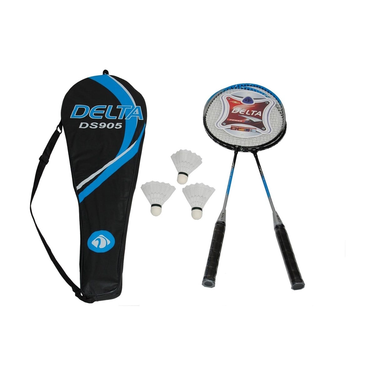 Delta Badmınton Set 2 Raket + 3 Top - Çantalı