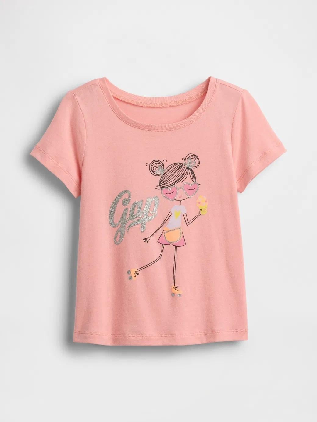 Gap V-Frch Bf Logo Tee  Çocuk T-Shirt 871480002
