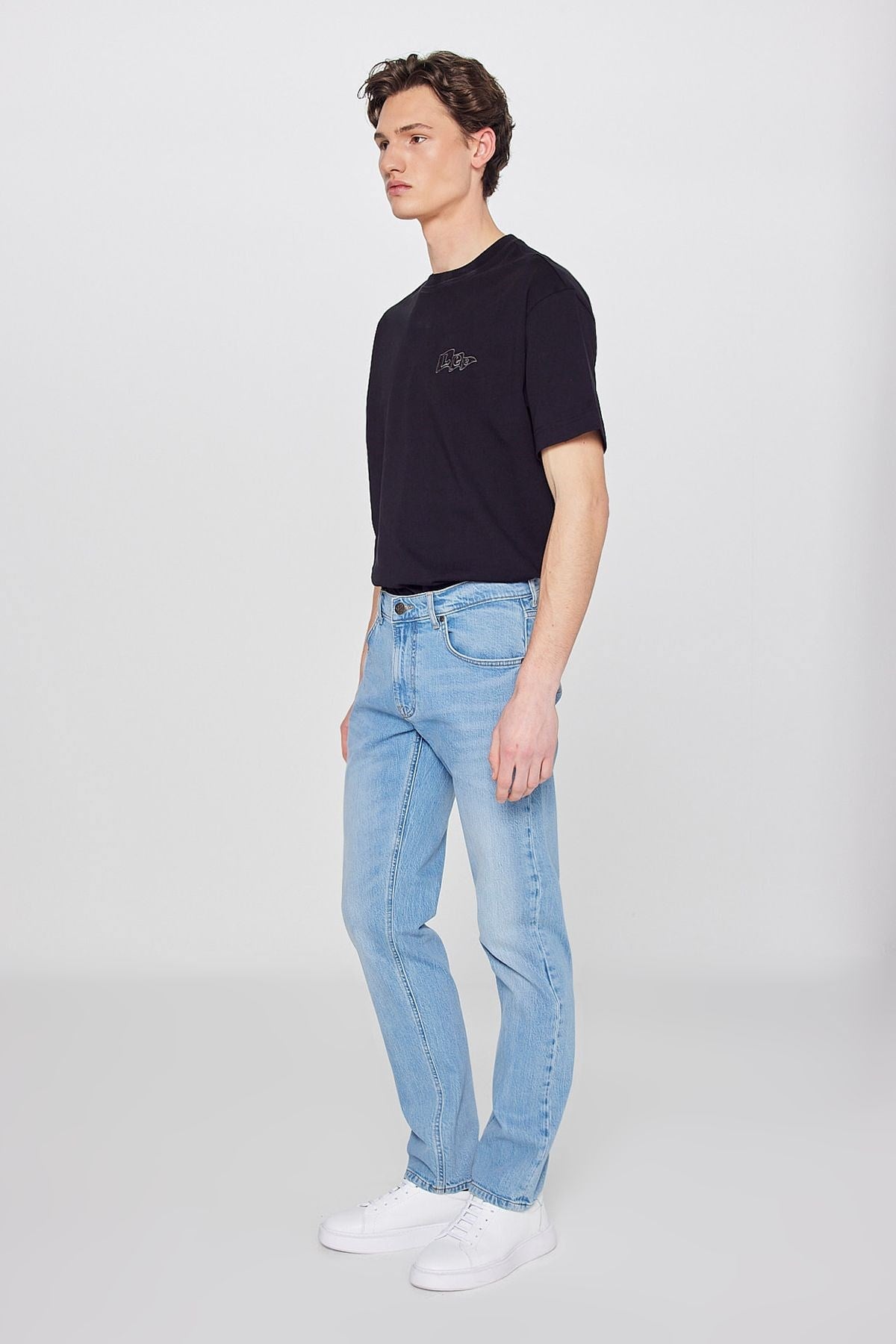 Lee L707 Daren Straight Fit Normal Bel Jean Pantolon ML707KNMB