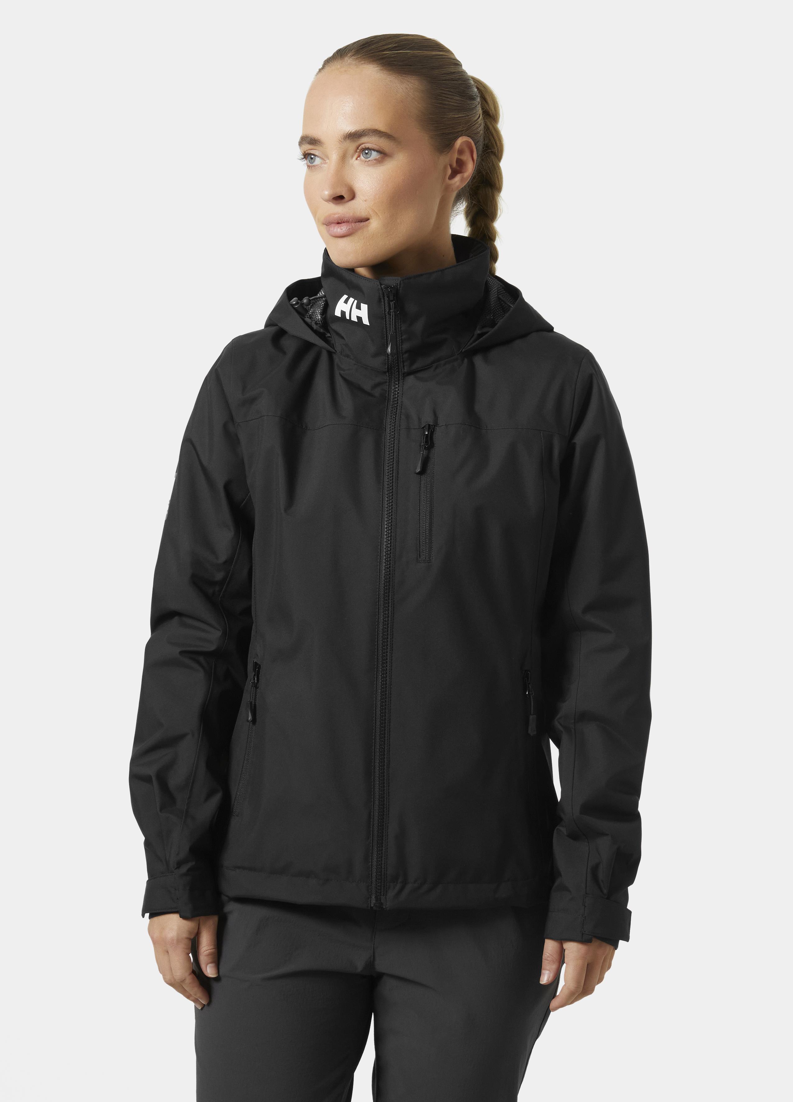 Helly Hansen Womens Black Crew Hooded Midlayer Jacket HHA.34447-990