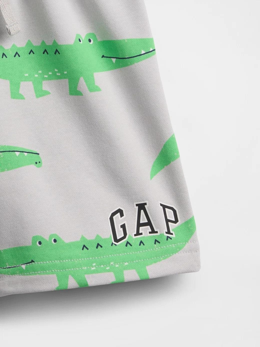 Gap  Relaxed Fransız Havlu Kumaş Logo Pull-On Şort-872864-00