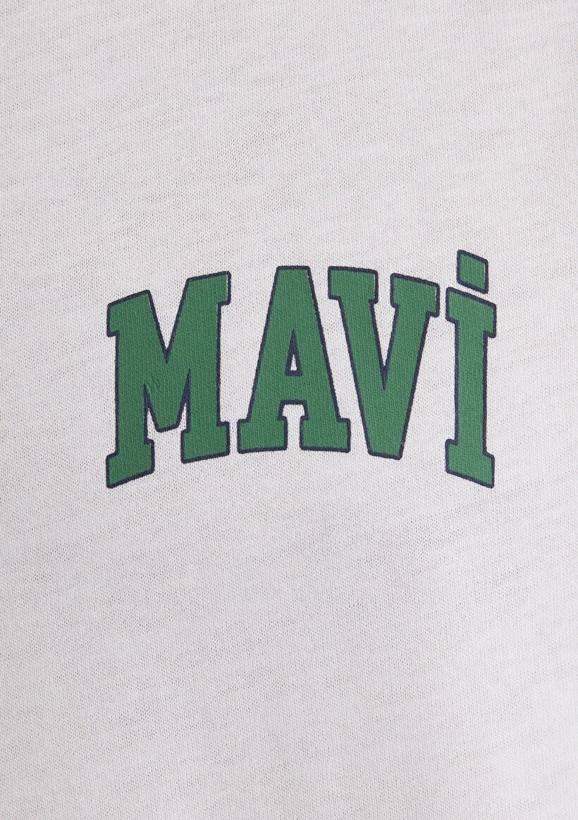 Mavi Logo  Beyaz Erkek T-Shirt 0611714-620