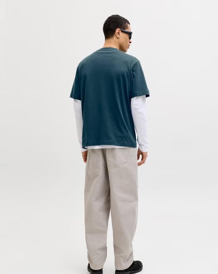 Jack&Jones Core Jcoclub Front Prınt Tee Ss Crew  Neck Erkek T-Shirt 12289868