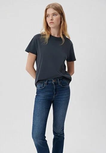 Mavi Kadın Yuvarlak Yaka T-shirt 1600955-70726