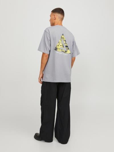 Jack&Jones  Jcotrıangle Tee Ss Crew Neck Sn Erkek T-Shirt 12253435