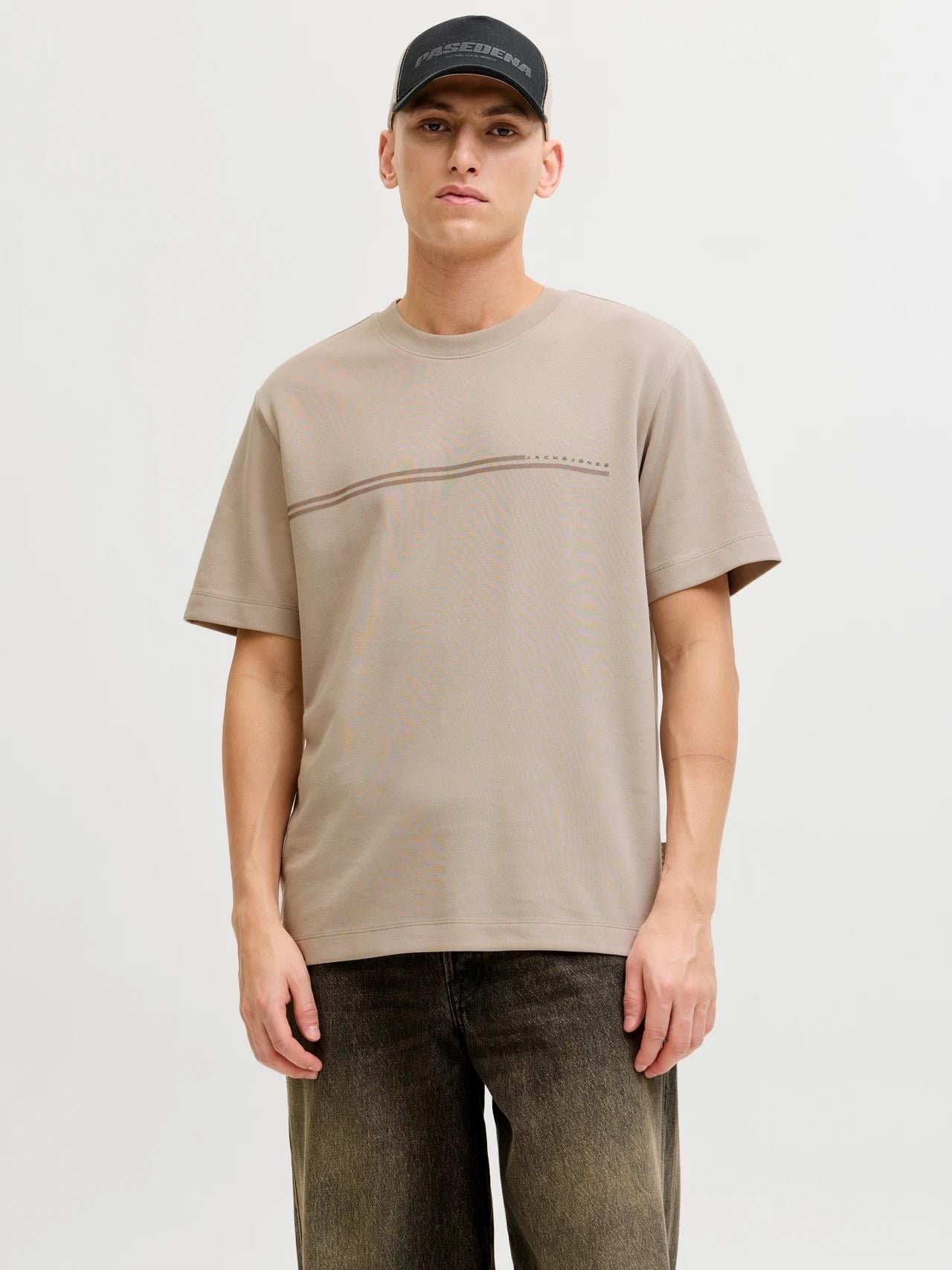 Jack&Jones Core Jcofusıon Chest Brand Tee Ss Erkek T-Shirt 12289936