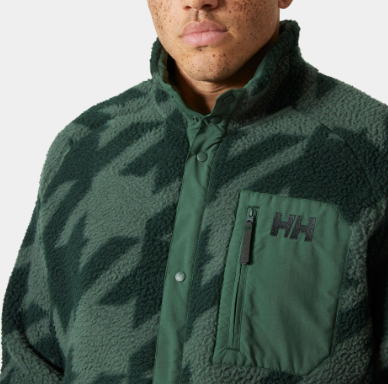 Helly Hansen Panorama Prınted Pıle Snap Erkek Mont HHA.63349