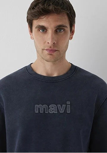 Mavi Bisiklet Yaka  Erkek Sweatshirt 0S20102-70489