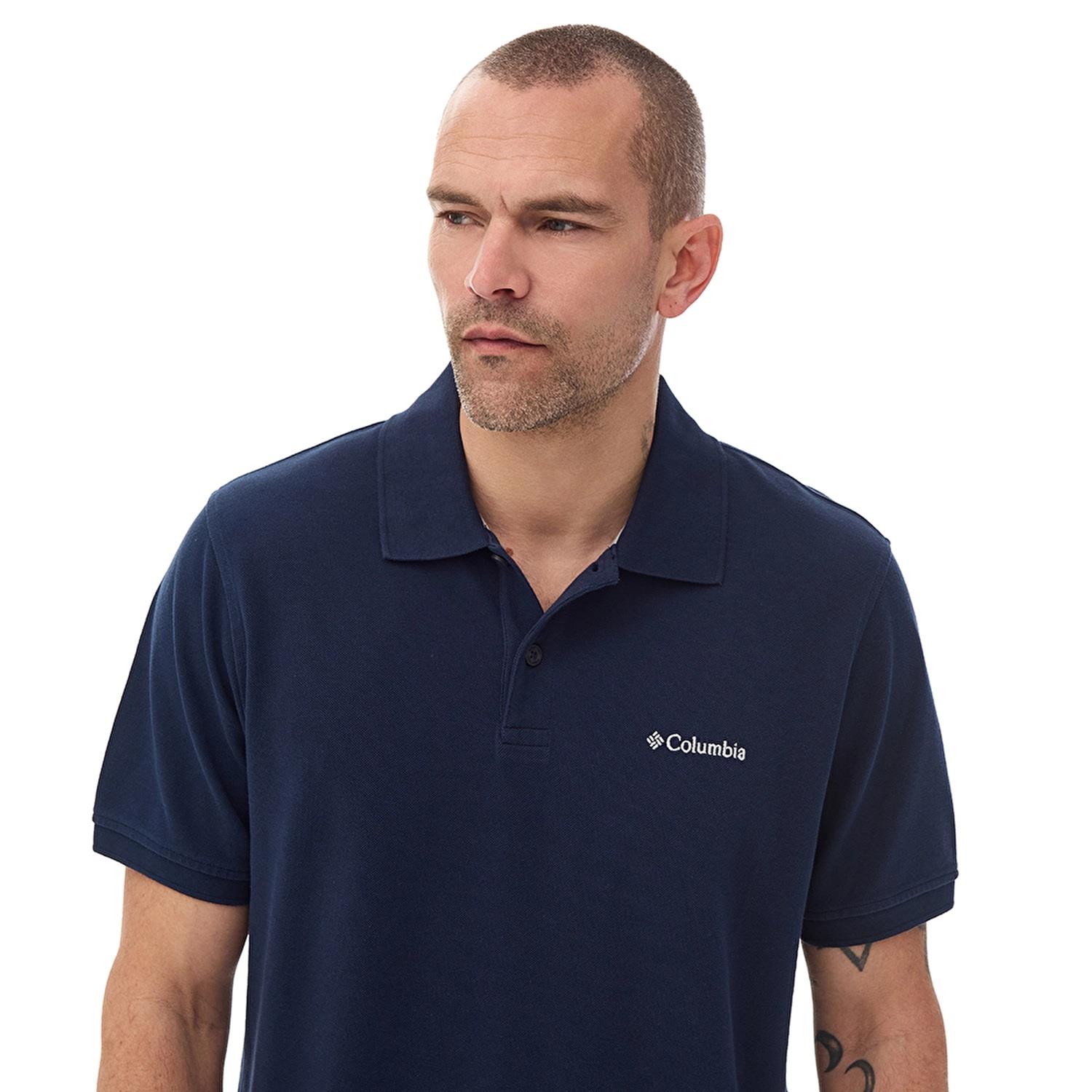 Columbia  M Cascade Range Solıd Erkek Kısa Kollu Polo T-Shirt
