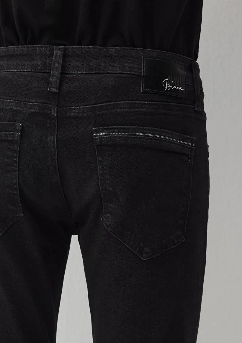 Mavi James Deep Smoke Lux Black Erkek Jean