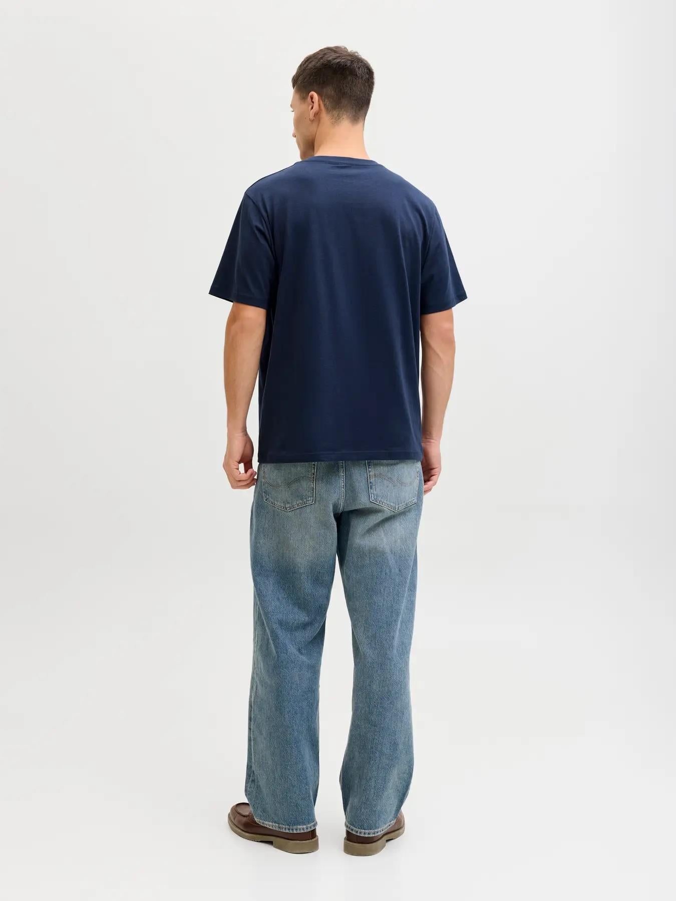 Jack&Jones Jjfrank Tee Ss Crew Neck Erkek T-Shirt 12288092