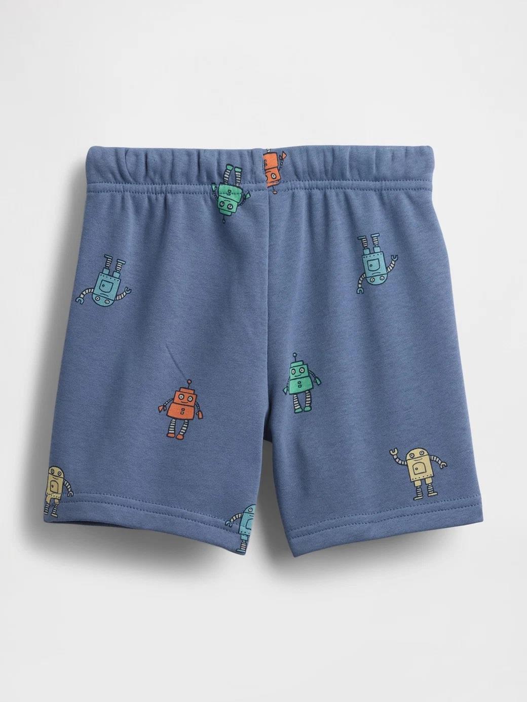 Gap Relaxed Fransız Havlu Kumaş Logo Pull-On Şort-872864-02