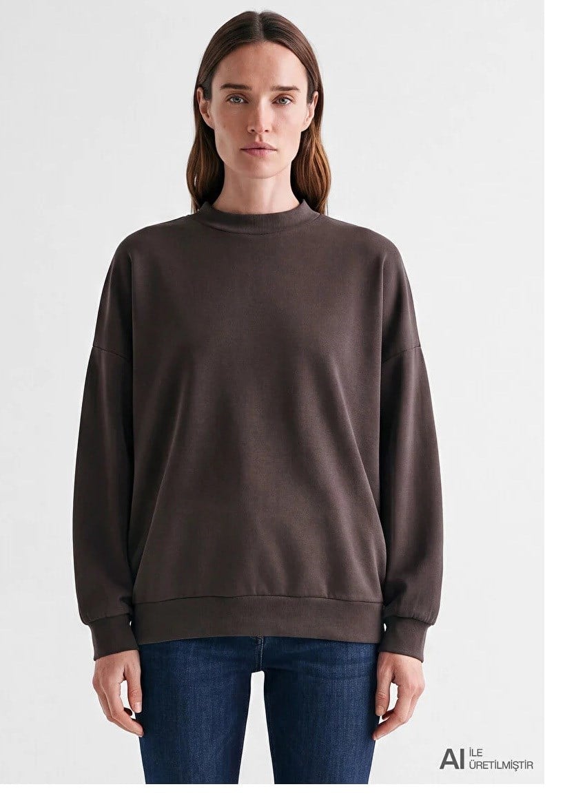 Mavi Oversize   Kadın Sweatshirt 168837-89103
