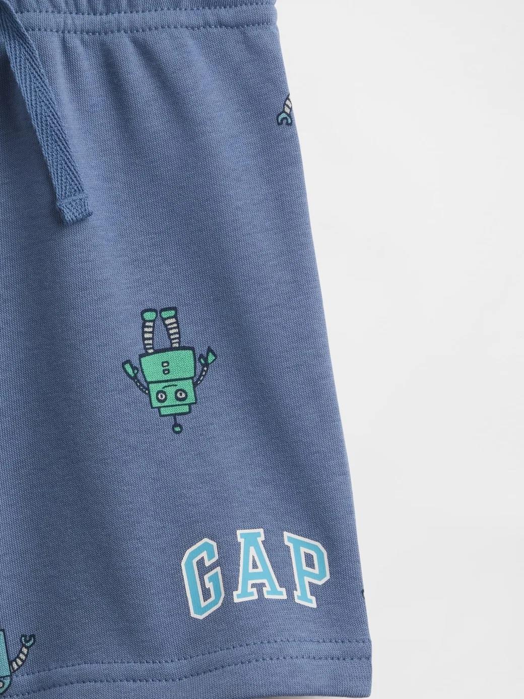 Gap Relaxed Fransız Havlu Kumaş Logo Pull-On Şort-872864-02