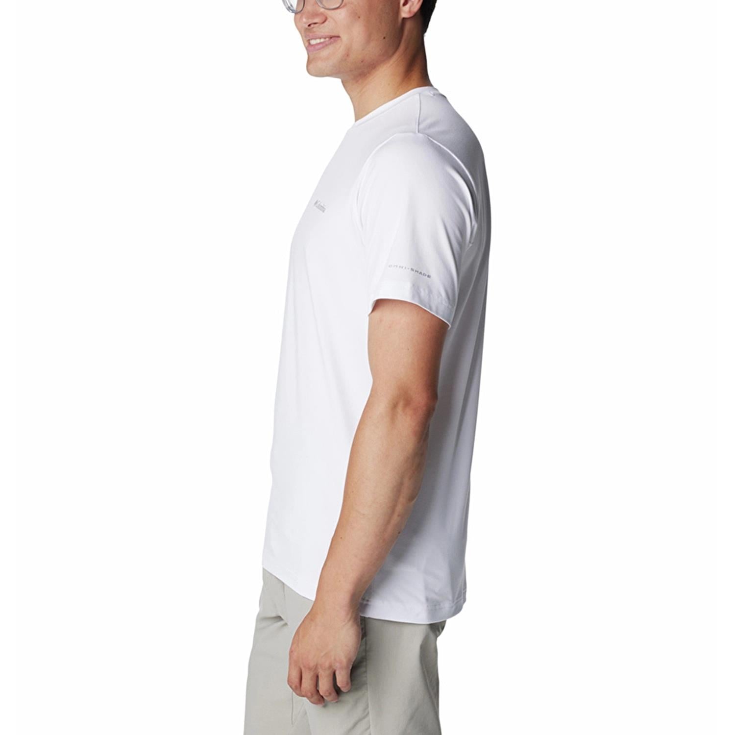 Columbia Tech Traıl Crew Neck Iı Kısa Kollu Teknik Erkek T-Shirt AO5545_100