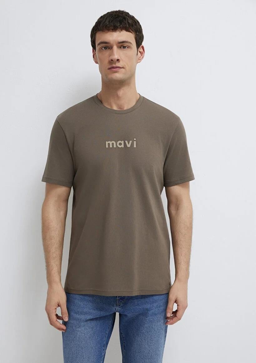 Mavi Logo Baskılı Erkek Tshirt-0612732-83866