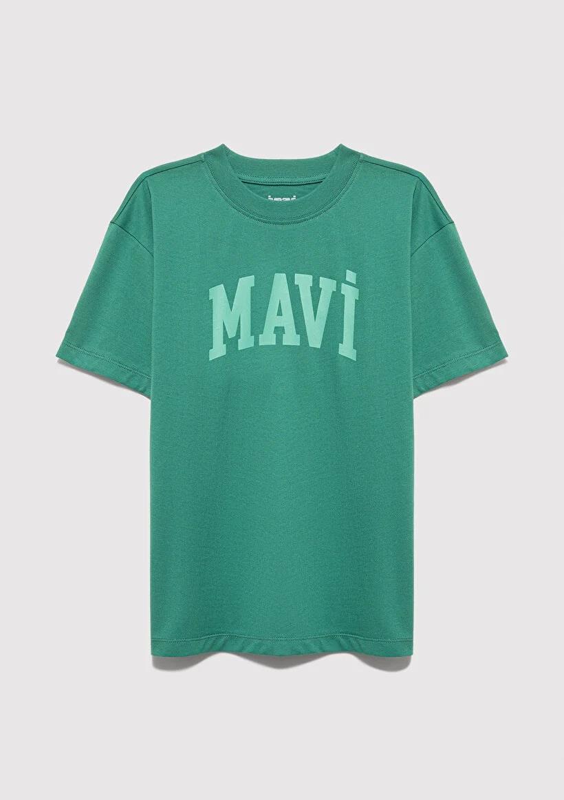 Mavi Baskılı Çocuk T-shirt-6610484-71697