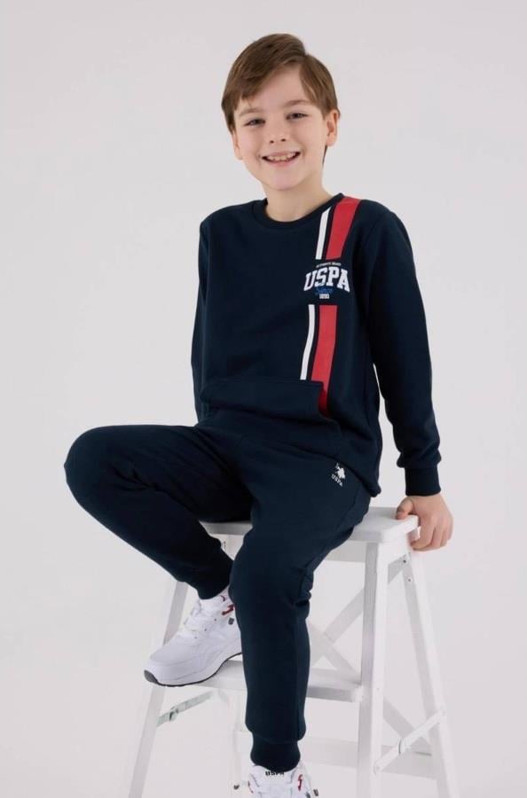 U.S. Polo Assn Kids Erkek Çocuk Eşofman Takımı US2200-G