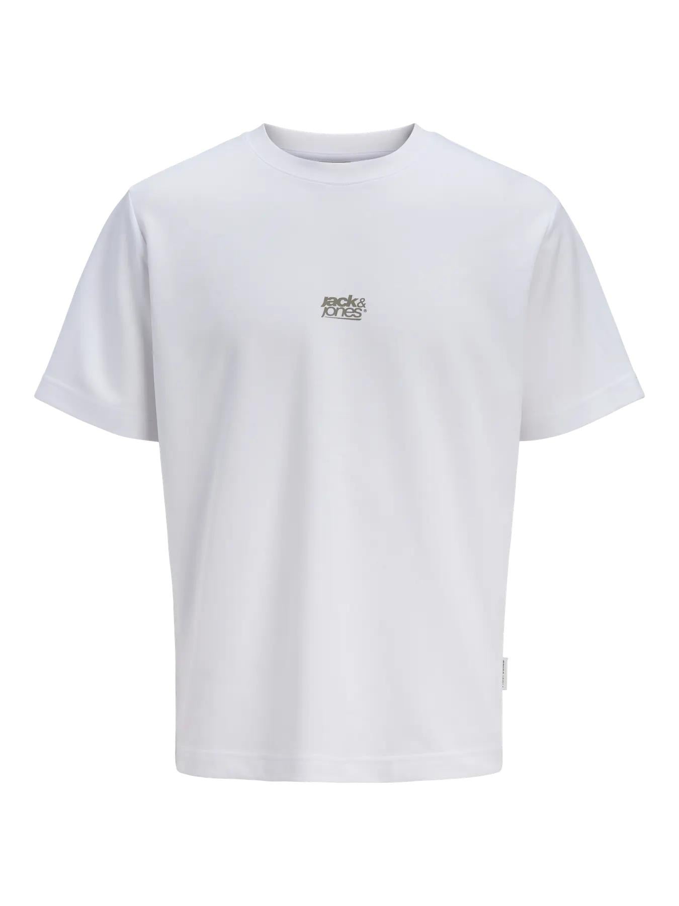 Jack Jones Jocbreeze Front Prınt Tee SS Crew Erkek T-shırt-12298989