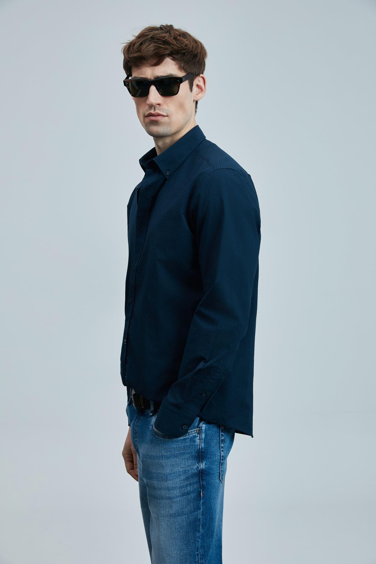 Lufıan Ellery Erkek Basic Regular Fit Gömlek 111010637