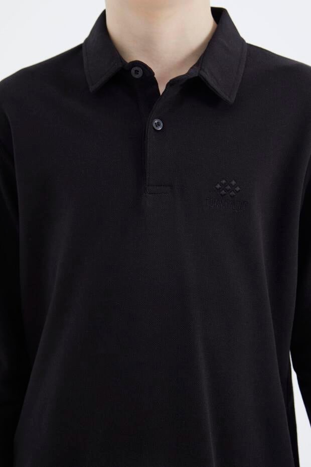 Tommy Life çocuk Polo Yaka Uzun Kol T-shirt