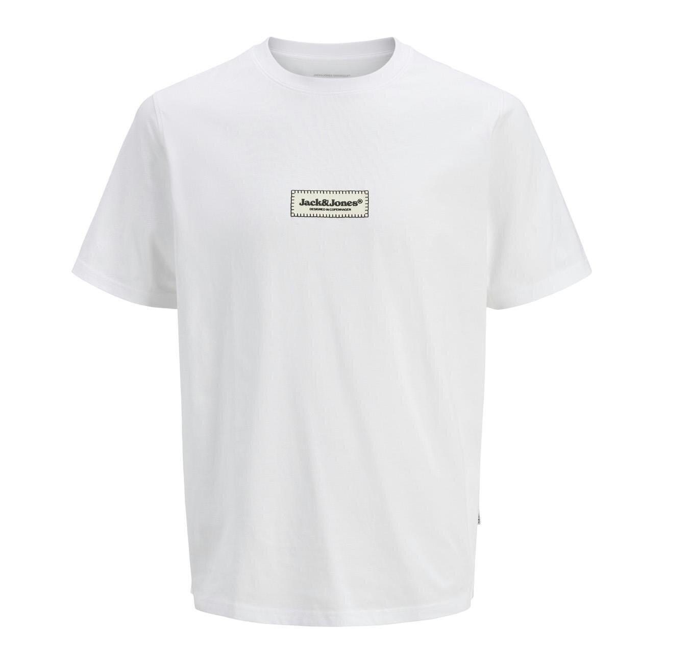 Jack&Jones Orıgınals Jorsplıt Fakestıtch Brandıng Tee Ss C Ln Erkek T-Shirt 12273182