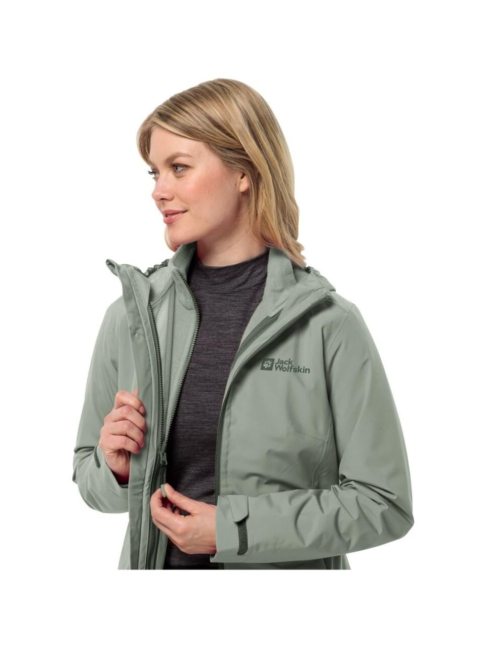 Jack Wolfskin Moonrıse 3In1 Jkt W Kadın Outdoor Mont