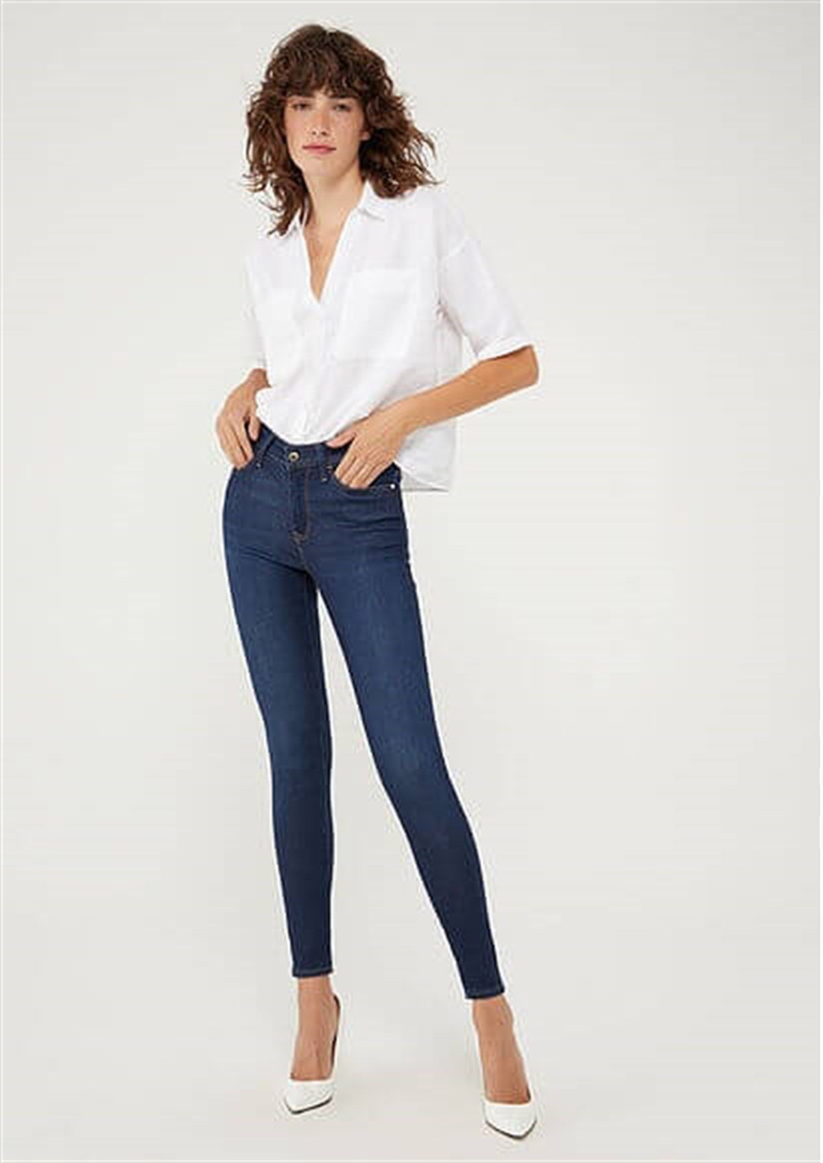 Mavi Alissa  Dark Golden Gold Kadın Pantolon