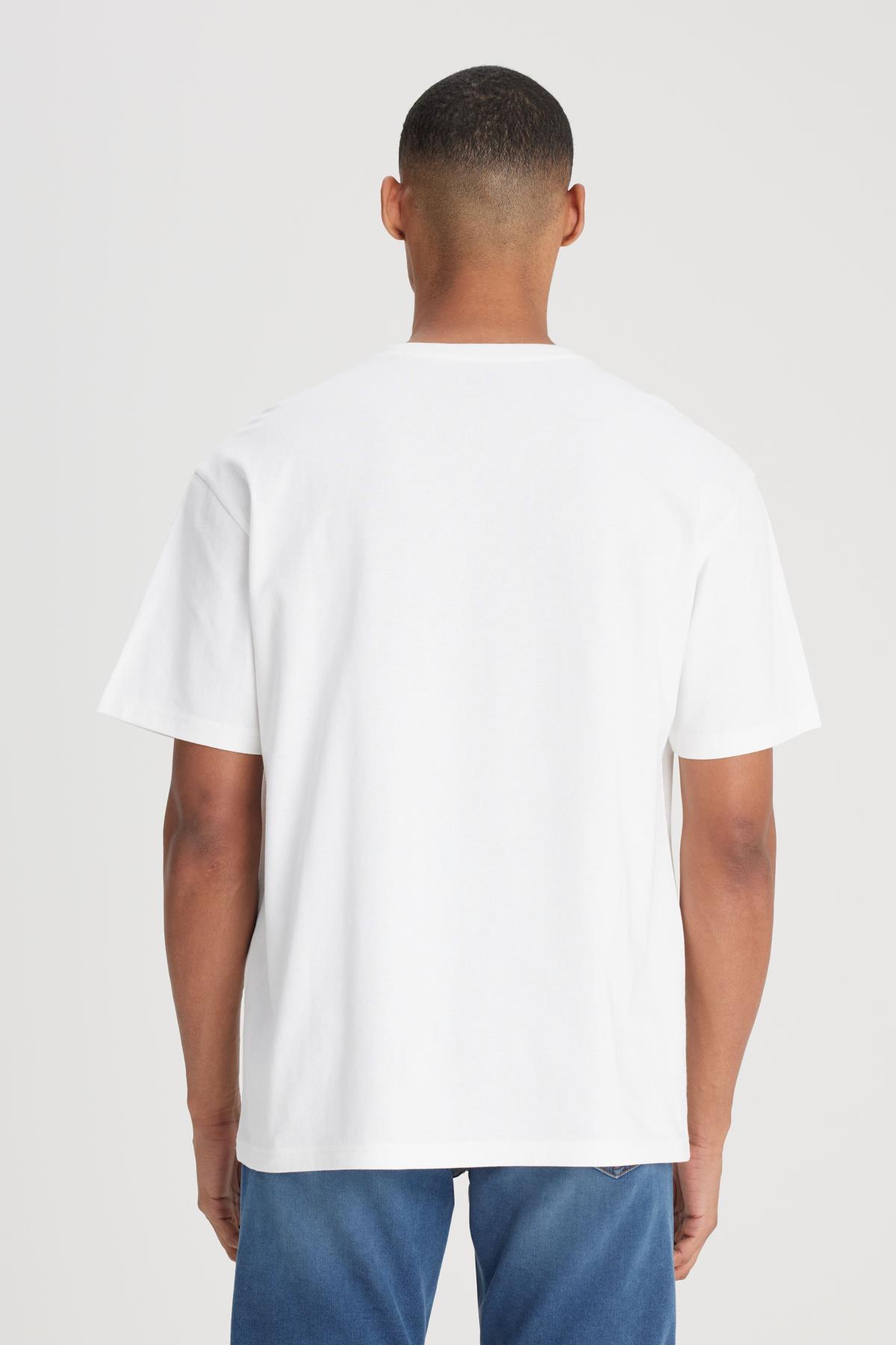 Lee Bisiklet Yaka Erkek T-shirt