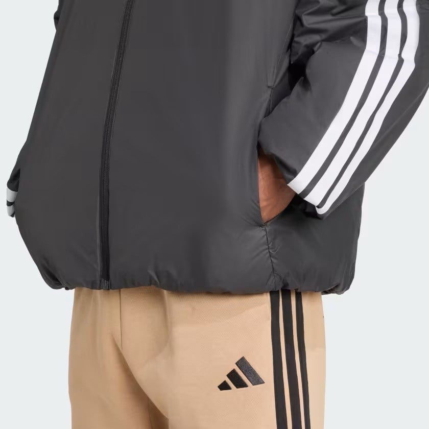 Adidas Ess 3S Ins Hd J  Black Erkek Mont JM4042