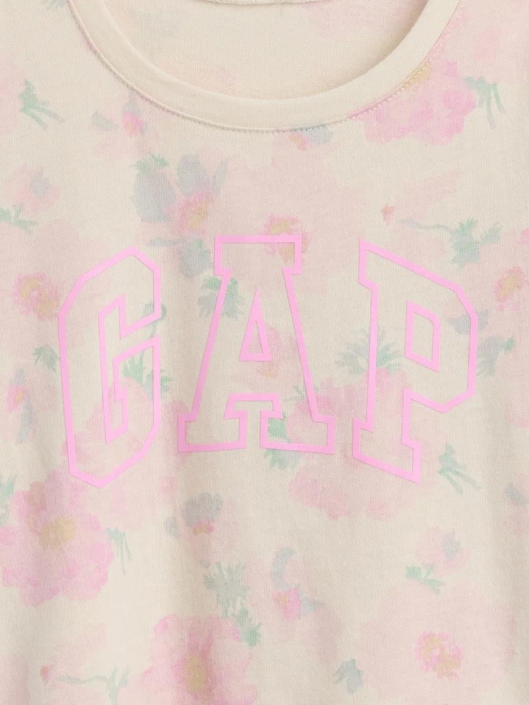 Gap V-Frch Bf Logo Tee  Çocuk T-Shirt 871480000